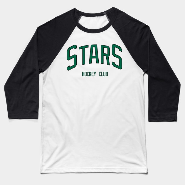 Stars Hockey Club Baseball T-Shirt by teakatir